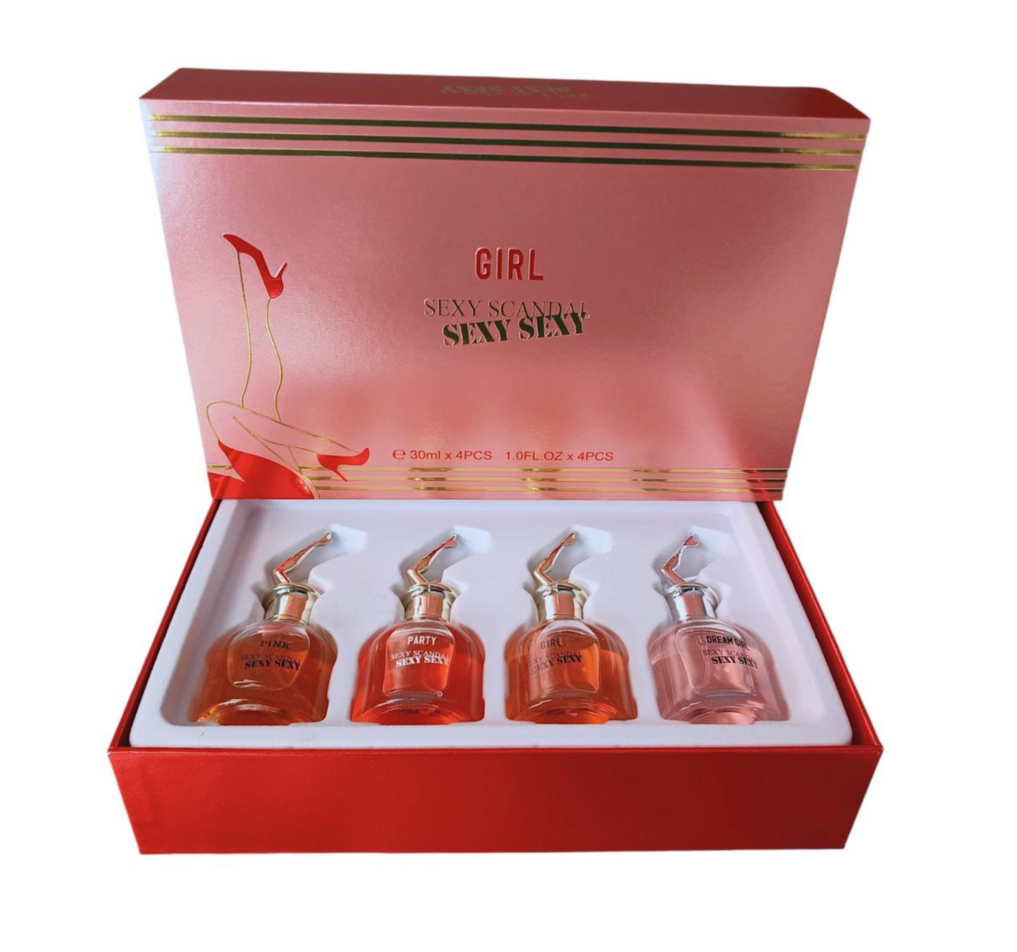 Sexy Womens 4 Pack 30ml Perfume Gift Set For Her - EDP