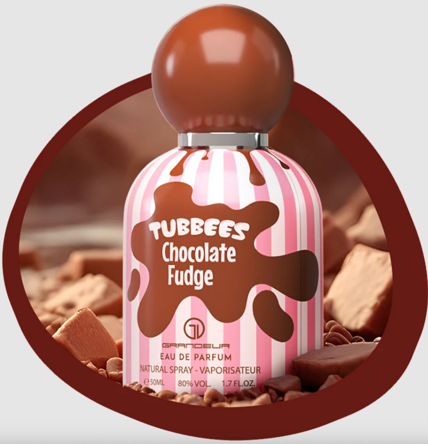 Chocolate Fudge Tubbees for women and men Plus Tubbees Wristband