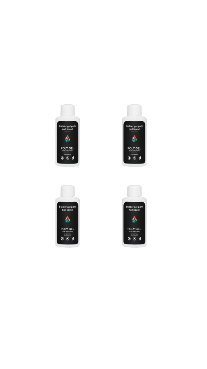 4 Poly Gel Slip Solutions - 60ml each