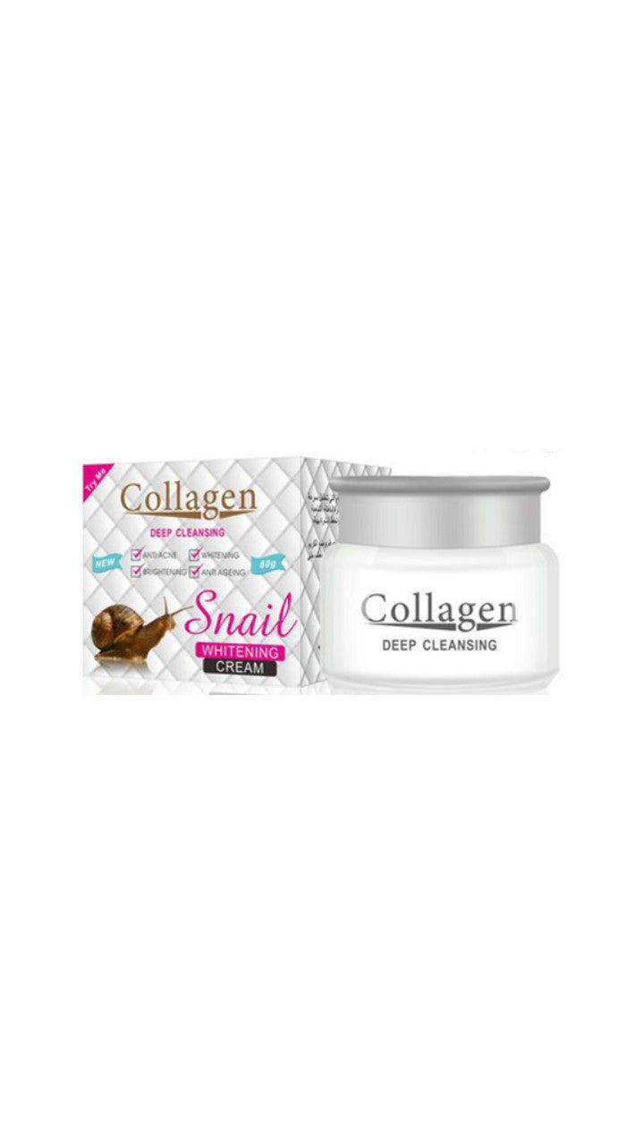 Collagen Deep Cleansing Snail Whitening Cream - 80g