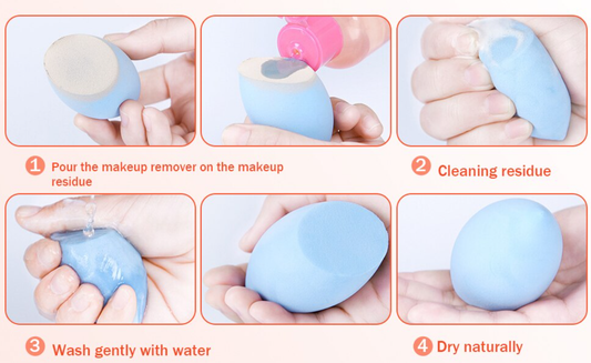 Medium Beauty Blending Makeup Sponges - Pack Of 4