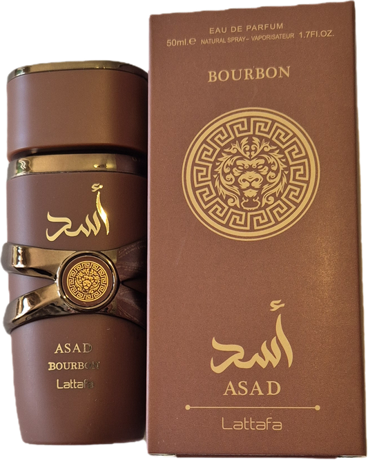 Asad Bourbon 50ml EDP For Men By Lattafa (Mini)