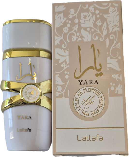 Yara EDP 50ml Perfume White/Gold By Lattafa (Mini)