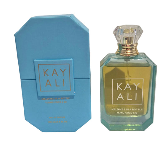 Maldives in a Bottle Ylang Coco | 20 Eau de Parfum Kayali Fragrances for Men and Woman 100ml