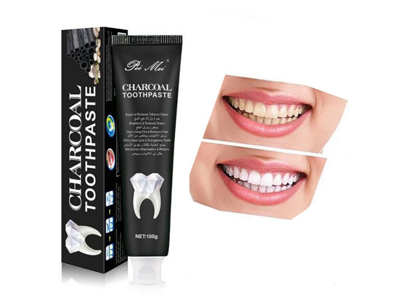 Teeth Whitening Charcoal Toothpaste Oral Care