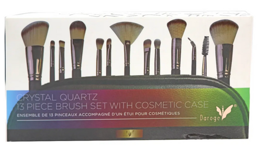 Daroge Crystal Quartz Brush Set 13 Pieces