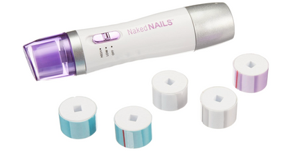 Naked Nails Electronic Nail Care System, File/Buff and Shine Effortlessly