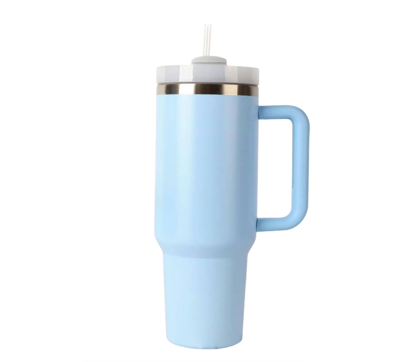 Straw Tumbler with Handle