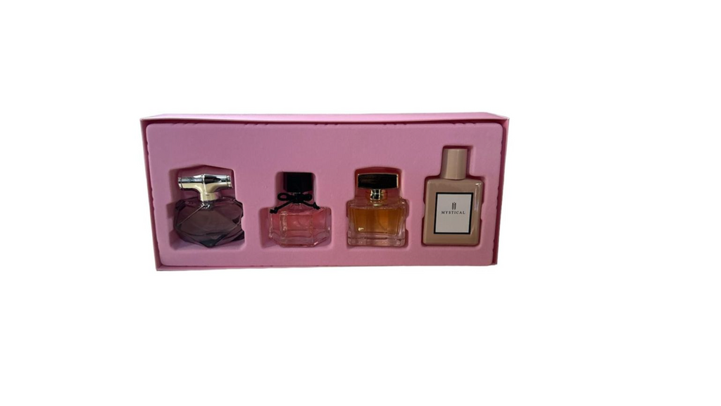 Mystical Pink Gift Perfume Set for Her - 30 ml x 4