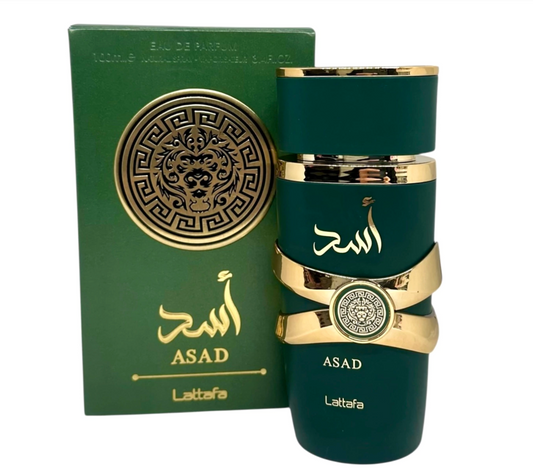 Asad Green Lattafa 100ml for Men