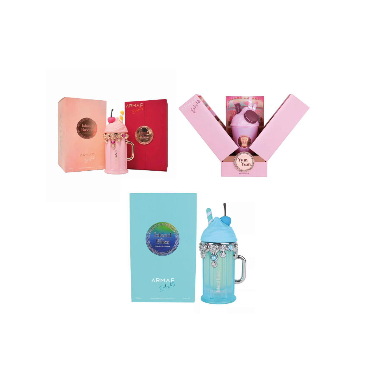 Island Breeze, Island Bliss & Yum Yum by Armaf / AAA Grade Replica Bundle
