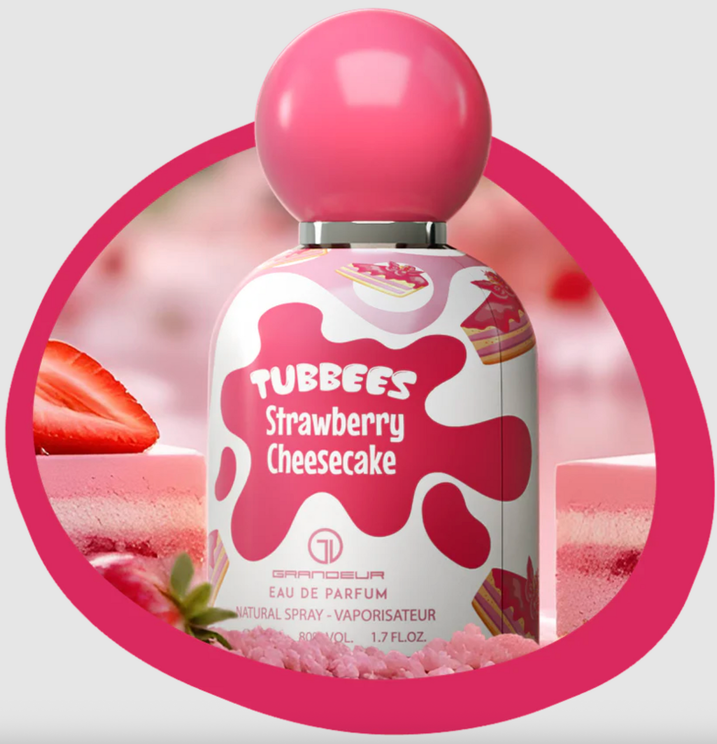 Strawberry Cheesecake Tubbees for women Plus Tubbees Wristband