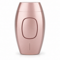 Advanced IPL Epilator rose gold hair remover on white background