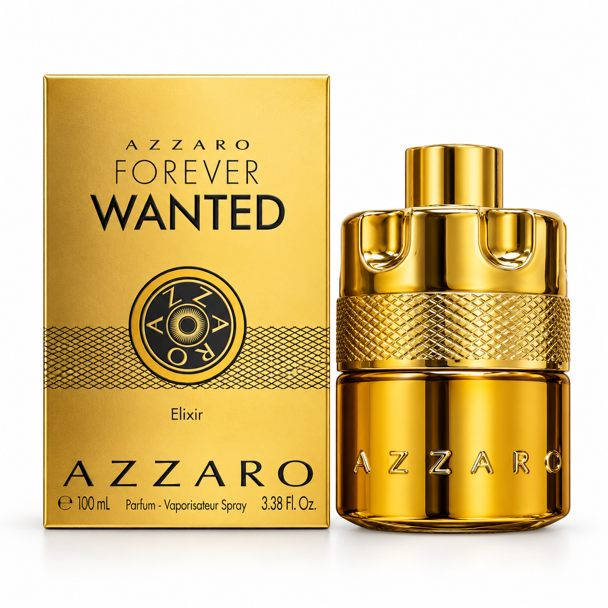 Azzaro Forever Wanted Elixir 100ml on white background