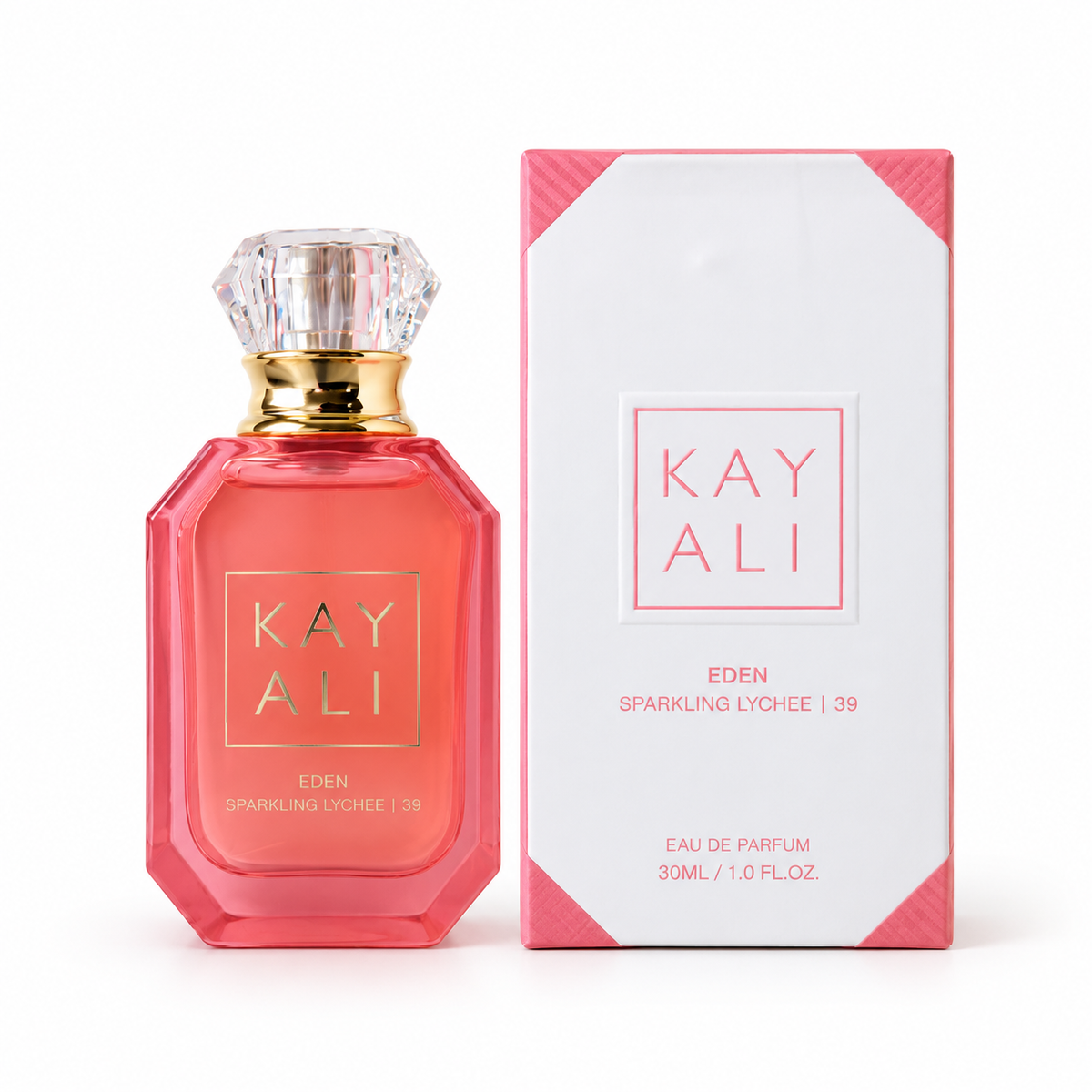 Kayali Eden Sparkling Lychee | 39 30ml bottle and box