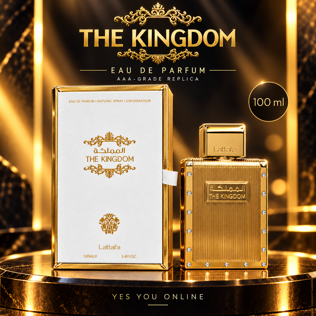 The Kingdom 100ml AAA-grade replica black and gold advert