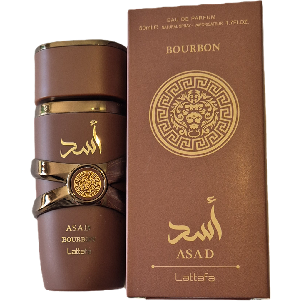 Asad Bourbon Mini 50ml original bottle / box photo, standardized square format
