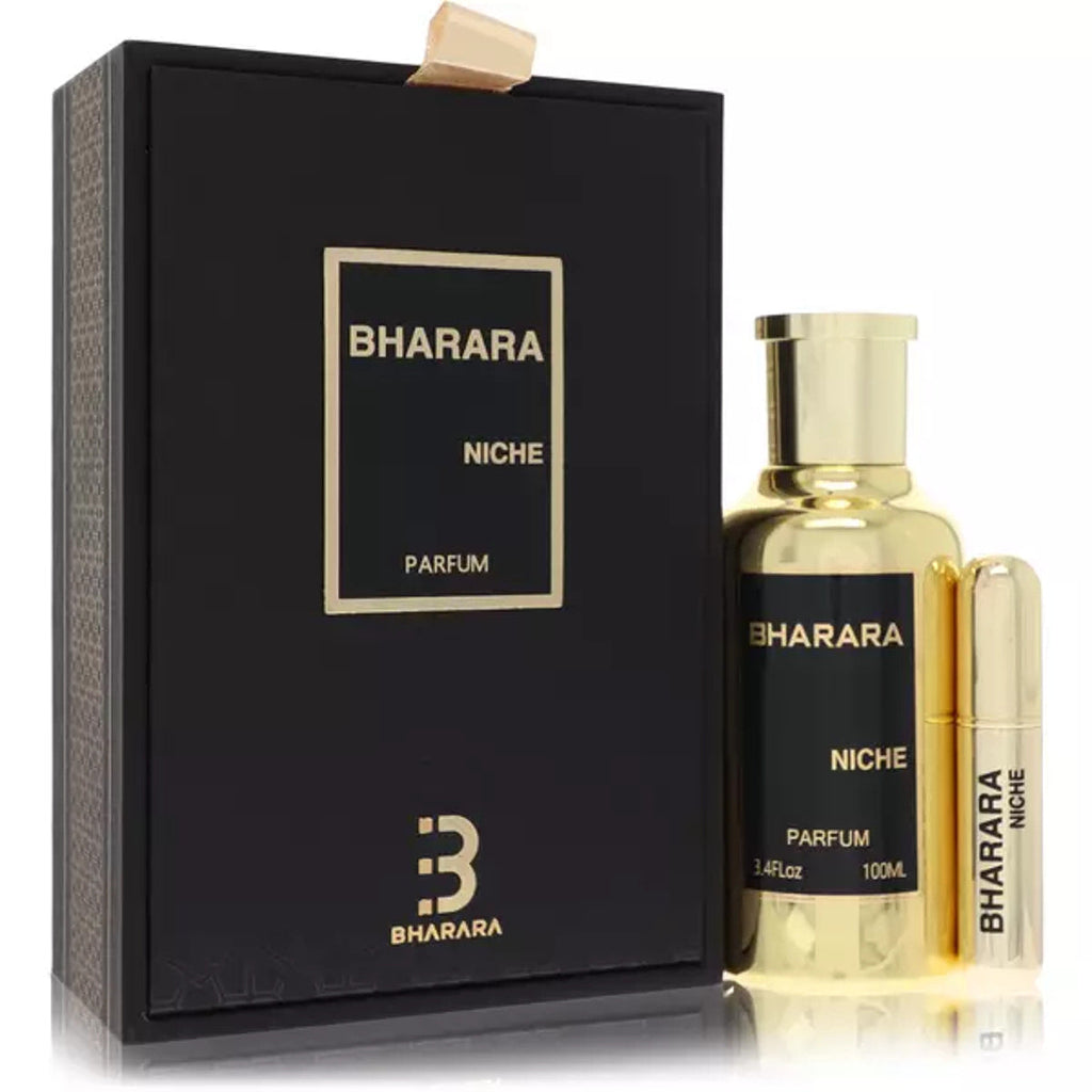 Bharara Niche original bottle / box photo, standardized square format