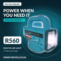 Promotional graphic for intelligent inverter R560