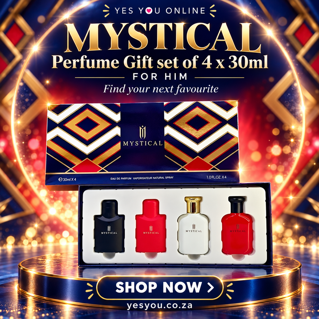 Mystical Perfume Gift set of 4 x 30ml For Him — advertisement without price