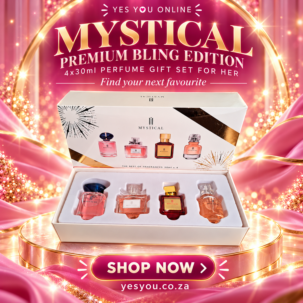 Mystical Premium Bling Edition 4x30ml Perfume Gift Set For Her — advertisement without price