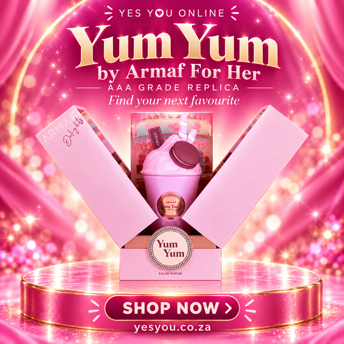 Yum Yum by Armaf For Her / AAA Grade Replica — advertisement without price