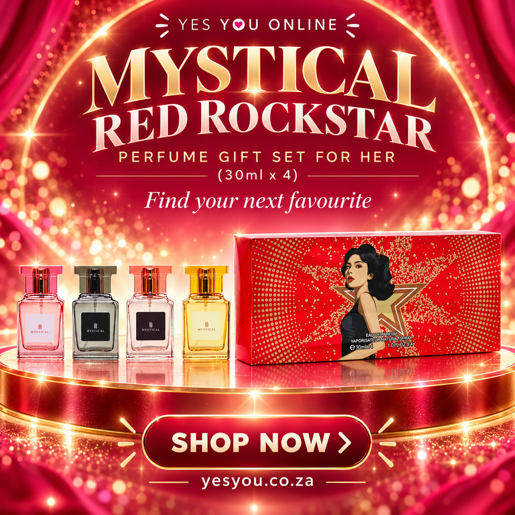 Mystical Red Rockstar Perfume Gift set For Her (30ml x 4) — advertisement without price