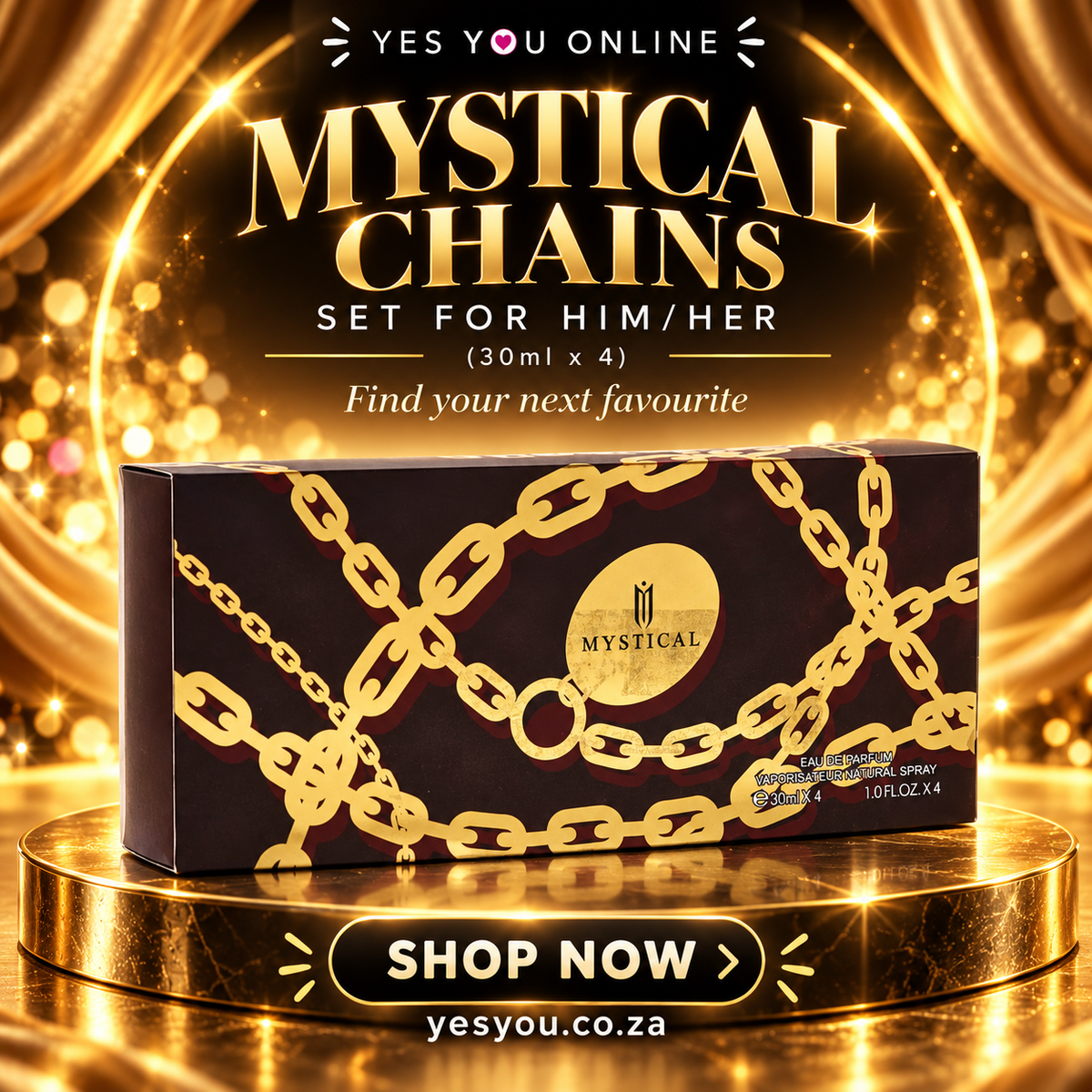 Mystical Chains set For Him/Her (30ml x 4) — advertisement without price