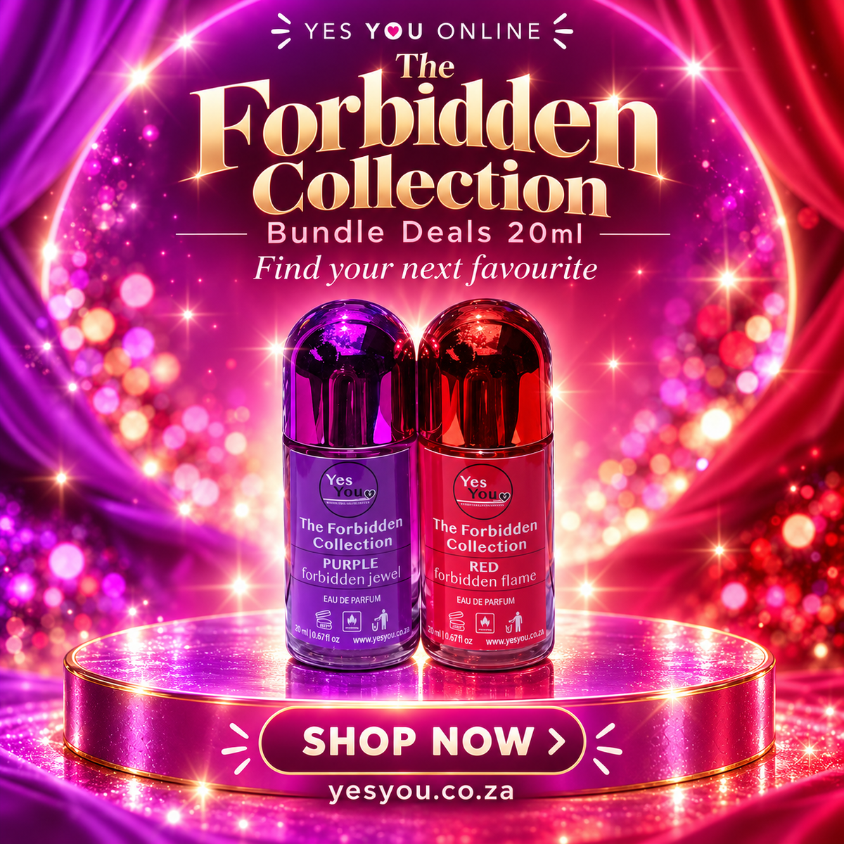 The Forbidden Collection Bundle Deals 20ml — advertisement without price