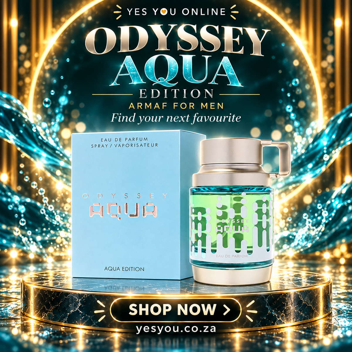 Odyssey Aqua Edition Armaf for Men — advertisement without price