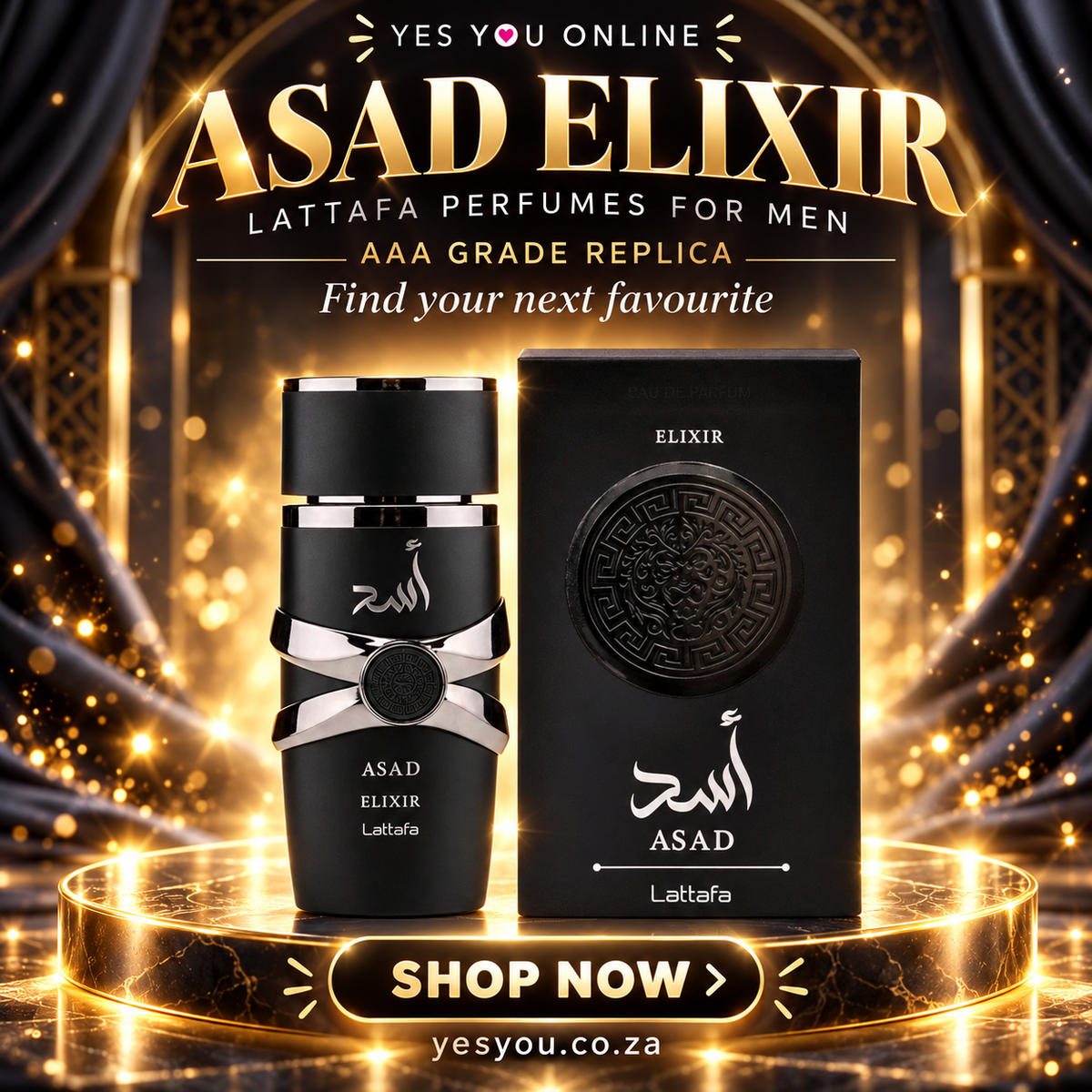 Asad Elixir Lattafa Perfumes for men / AAA Grade Replica — advertisement without price