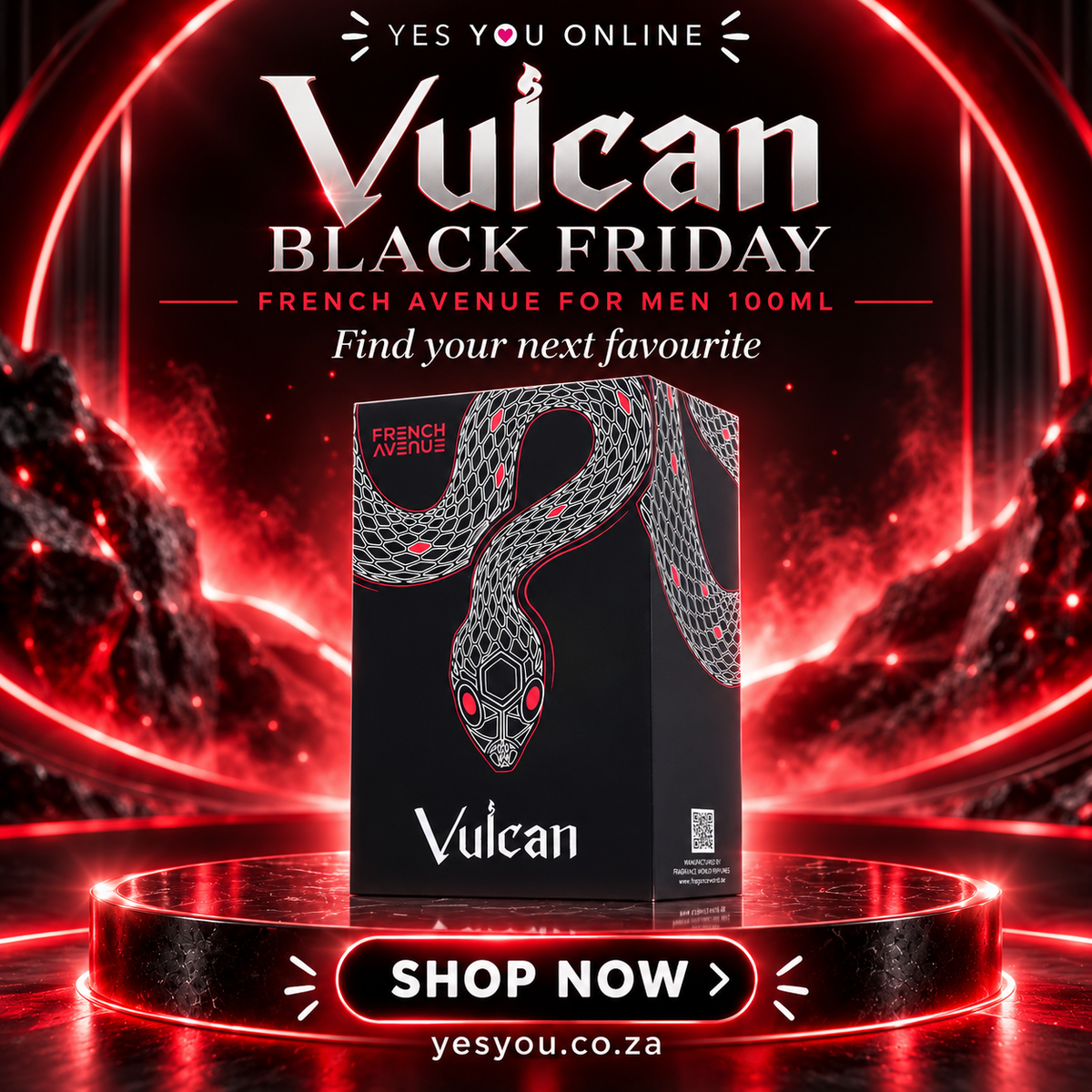 Vulcan Black Friday French Avenue for men 100ml — advertisement without price