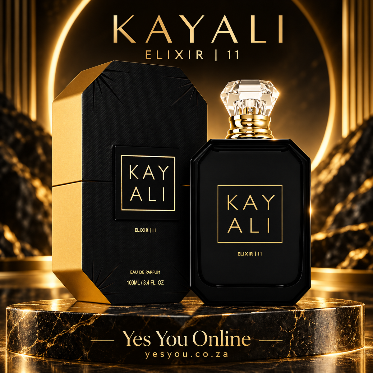 Elixir | 11 Kayali Fragrances for women and men 100ml advertisement without price