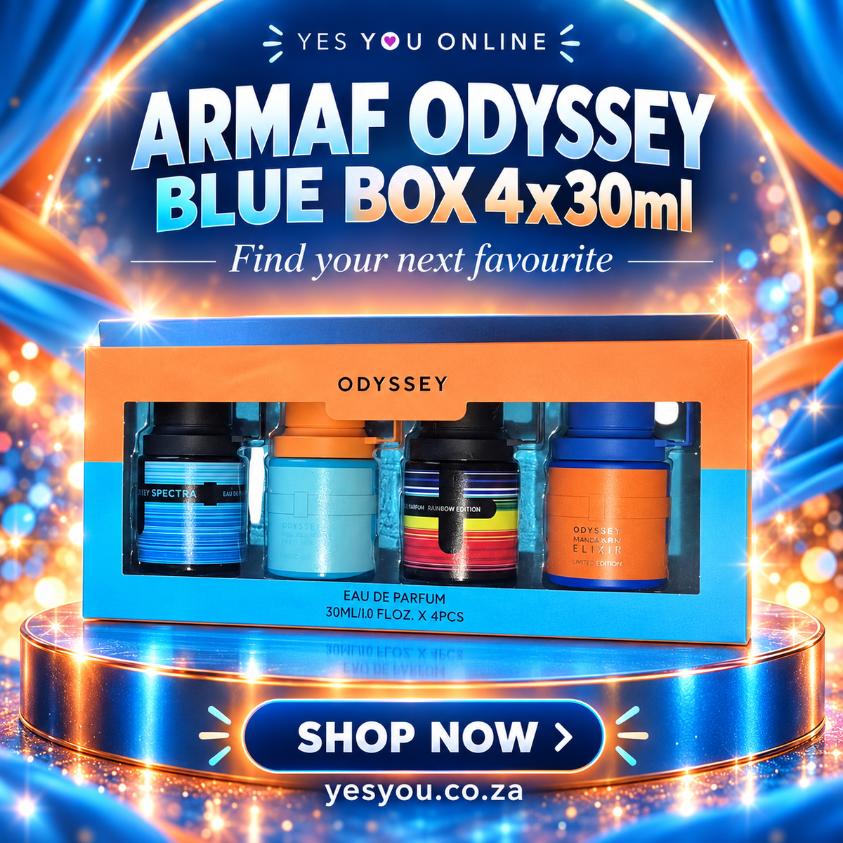 Armaf Odyssey Blue Box 4x30ml — advertisement without price