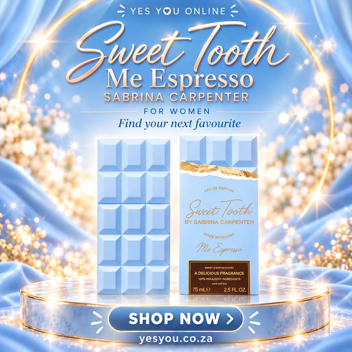 Sweet Tooth Me Espresso Sabrina Carpenter for women — advertisement without price