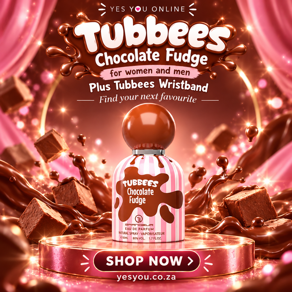 Chocolate Fudge Tubbees for women and men Plus Tubbees Wristband — advertisement without price