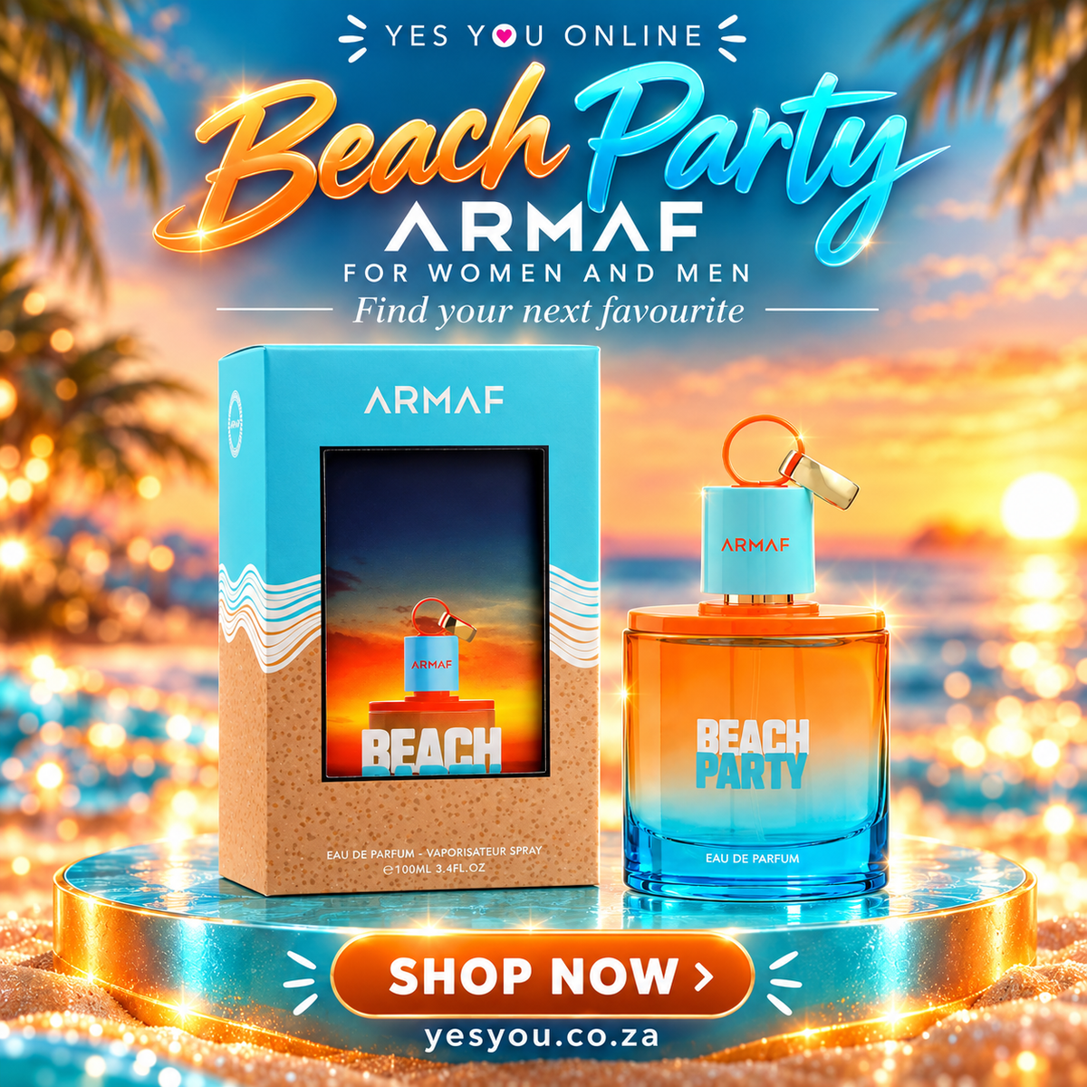 Beach Party Armaf for women and men 100ml — advertisement without price