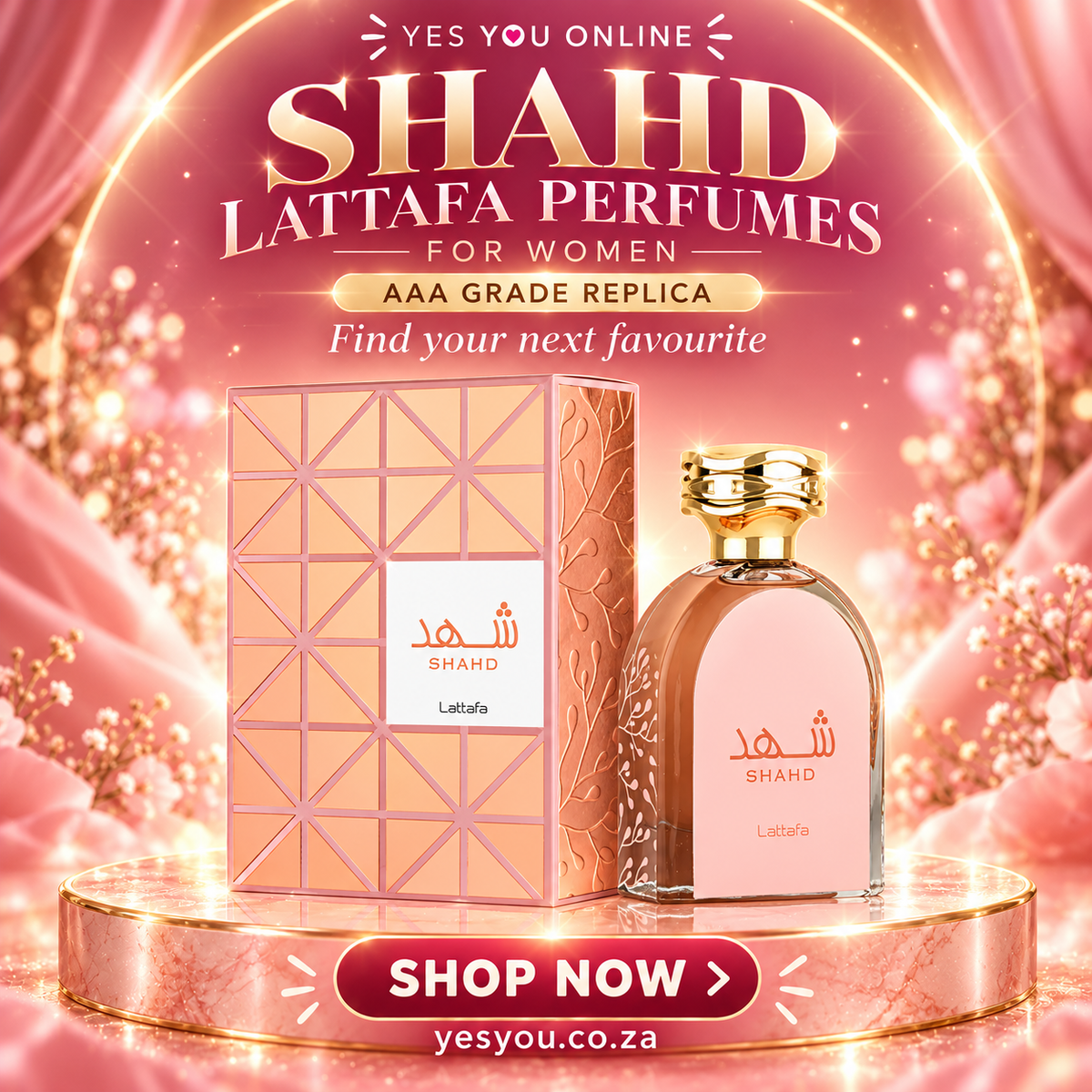 Shahd Lattafa Perfumes for women AAA Grade Replica — advertisement without price