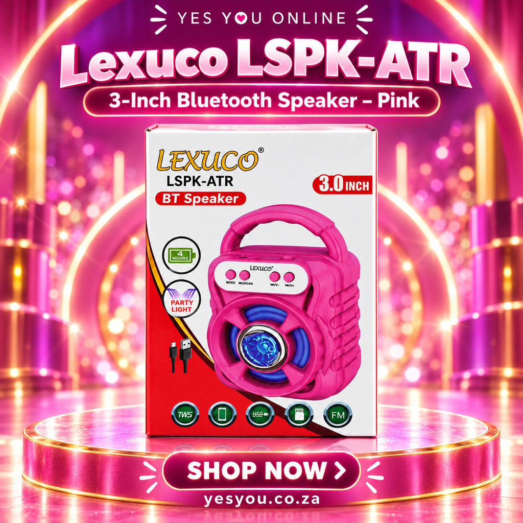 Lexuco LSPK-ATR 3-Inch Bluetooth Speaker – Pink — advertisement without price