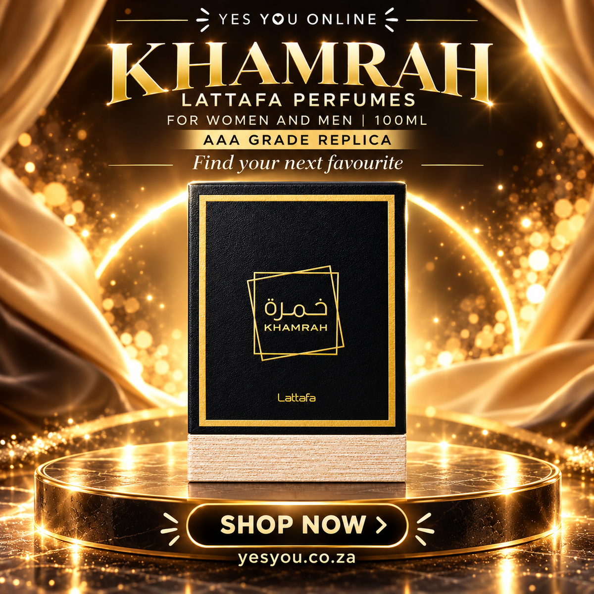 Khamrah Lattafa Perfumes for women and men 100ml AAA Grade Replica — advertisement without price