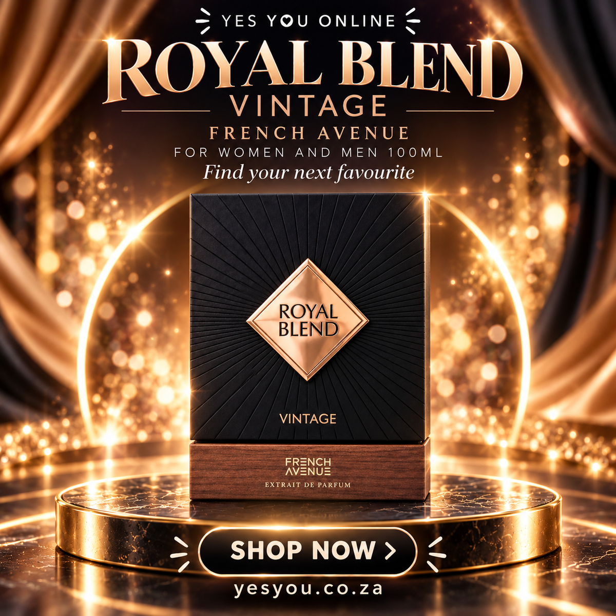 Royal Blend Vintage French Avenue for women and men 100ml — advertisement without price