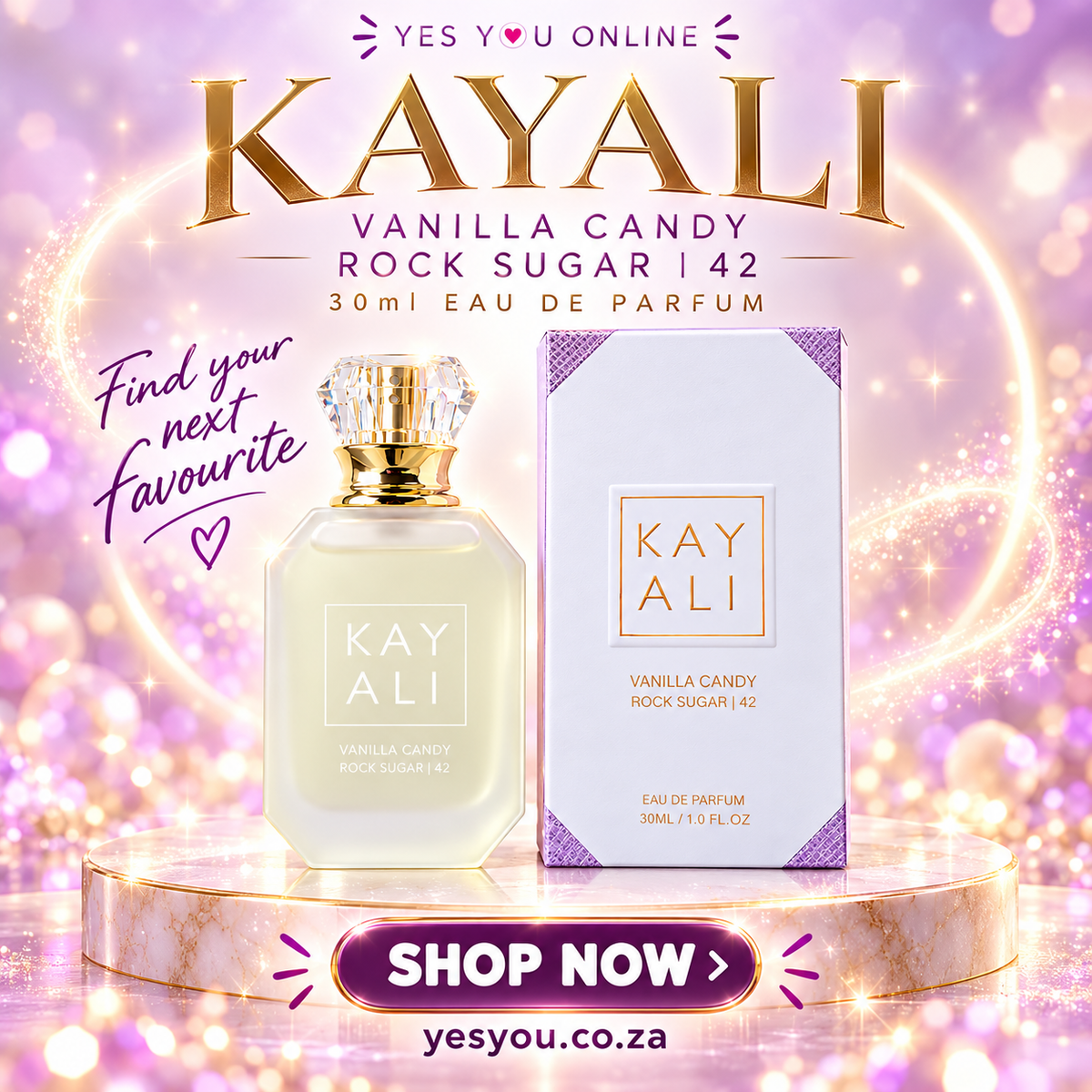 Kayali Vanilla Candy Rock Sugar | 42 – 30ml Eau de Parfum — advertisement without price