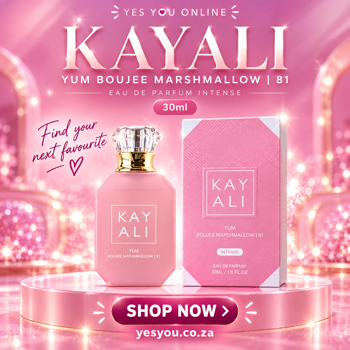 Kayali Yum Boujee Marshmallow | 81 – 30ml Eau de Parfum Intense — advertisement without price
