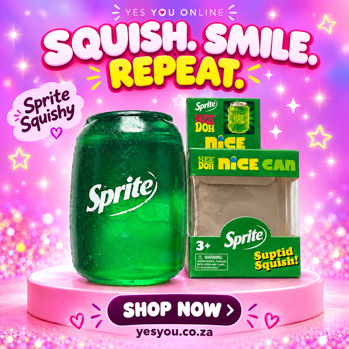 NeeDoh Nice Can Sprite — advertisement without price