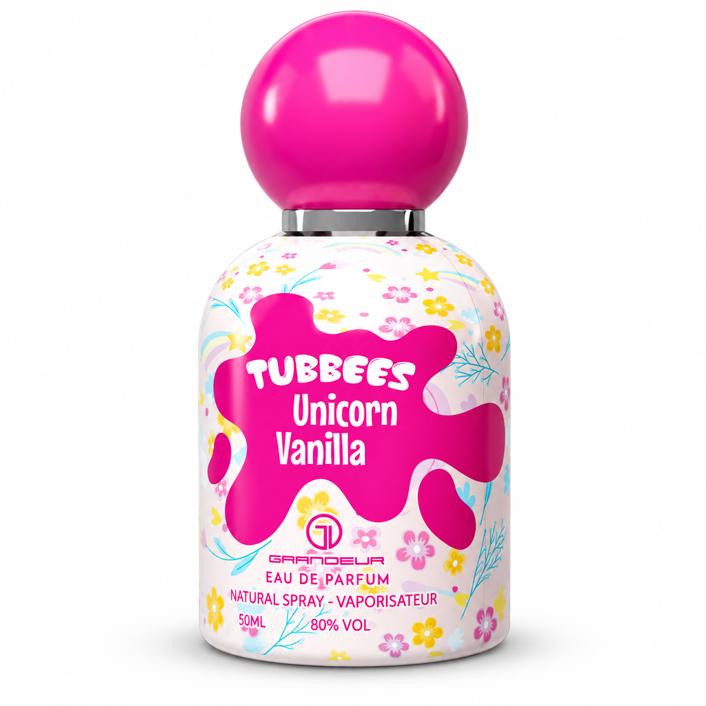 Unicorn Vanilla Tubbees for women and men Plus Tubbees Wristband — white-background product photo