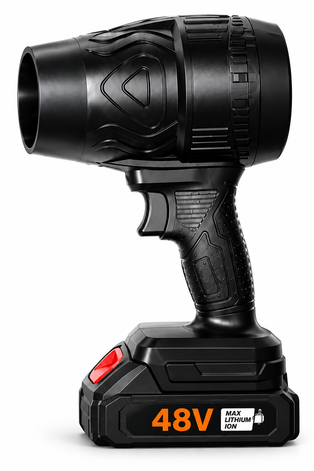 Handheld Blower 48V Cordless Lithium Battery Rechargeable — white background