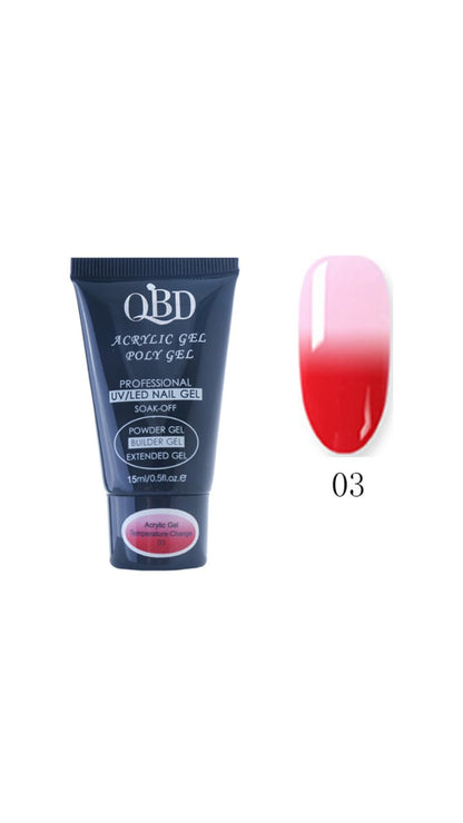 QBD Temperature Change Poly Gel - 15ml