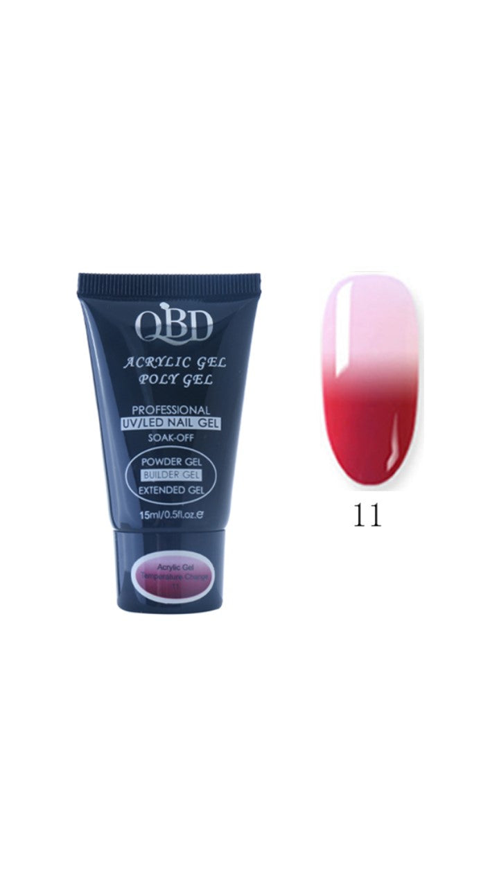 QBD Temperature Change Poly Gel - 15ml