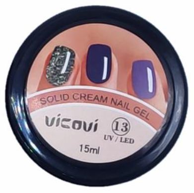 Solid Cream UV Gel Pots - 15ml - 3 Colours