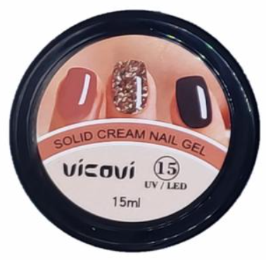 Solid Cream UV Gel Pots - 15ml - 3 Colours